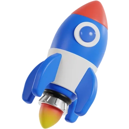 Rocket  3D Illustration