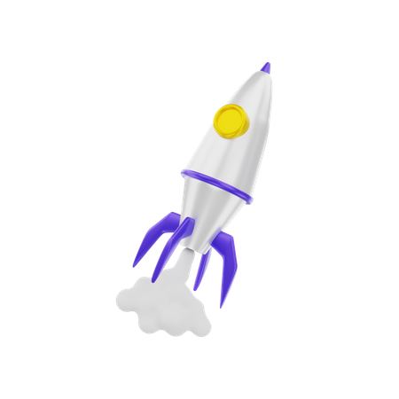 Rocket  3D Illustration