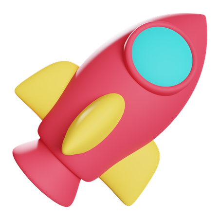 Rocket  3D Illustration