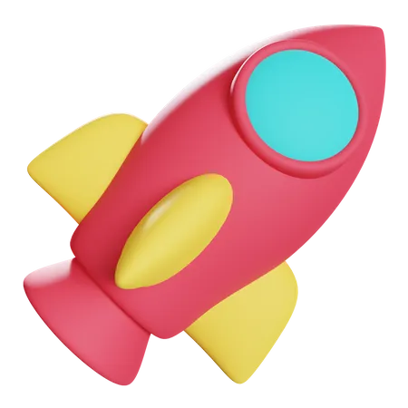 Rocket  3D Illustration