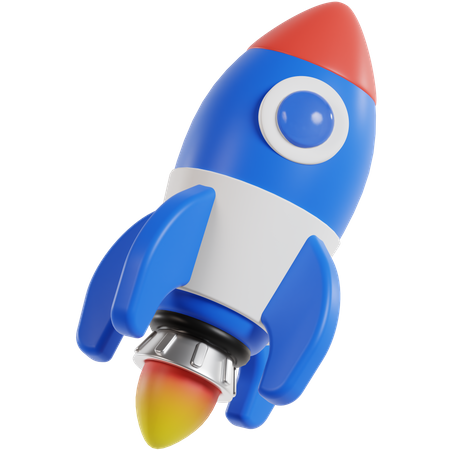 Rocket 3D Illustration