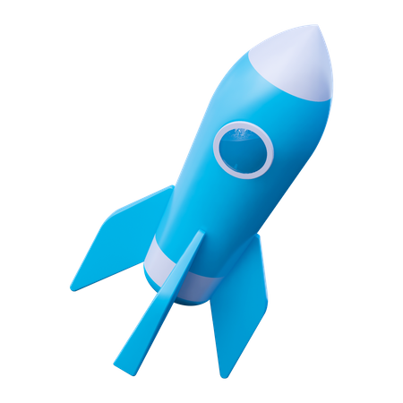 Rocket 3D Icon