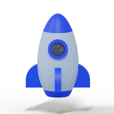 Rocket 3D Icon