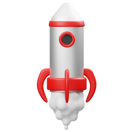 Rocket  3D Illustration