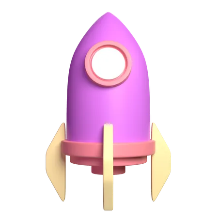 Rocket  3D Icon