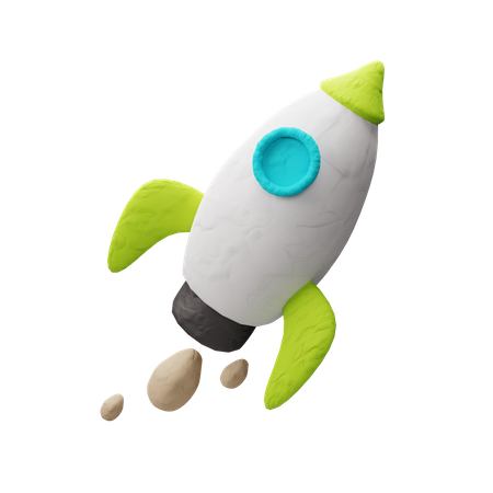 Rocket  3D Icon