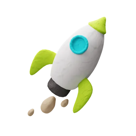 Rocket  3D Icon