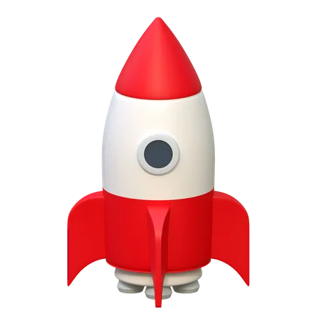 Rocket Investment Symbol Finance Icon 3 D Illustration 3D Icon