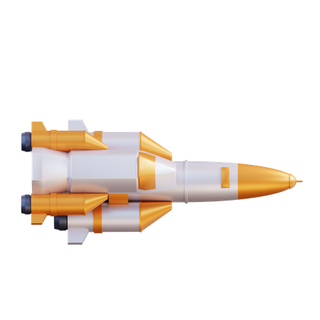 Rocket  3D Illustration