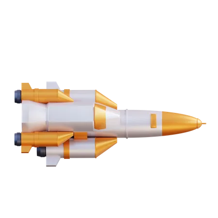 Rocket  3D Illustration