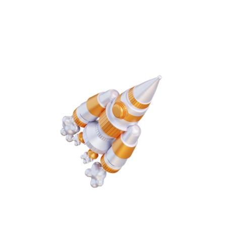 Rocket  3D Illustration