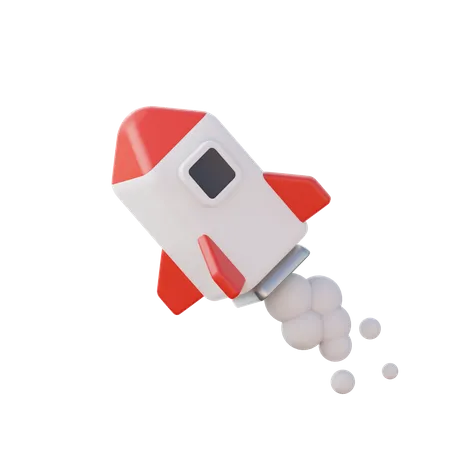 Rocket 3 D Icon Illustration 3D Icon