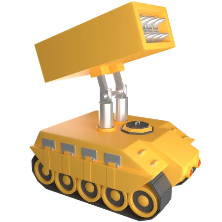 Rocket Artillery  3D Icon