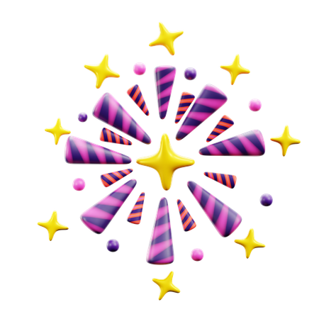 Rocket Explosion  3D Icon