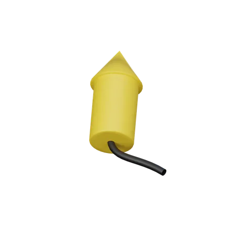 Rocket Firecrackers  3D Icon