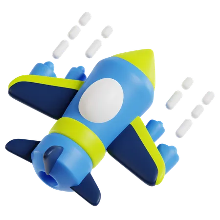 Rocket Game  3D Icon