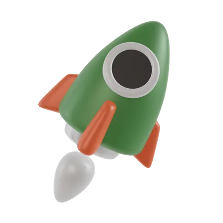 Rocket Business 3 D Icon Render 3D Icon