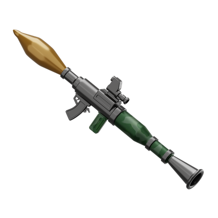Rocket Launcher  3D Icon