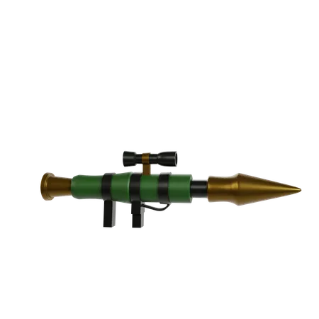 Rocket Launcher  3D Icon