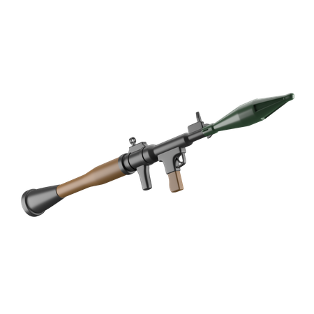 Rocket Launcher  3D Icon