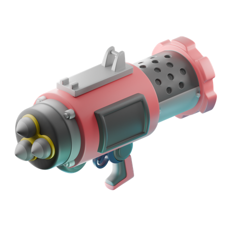 Rocket Launcher  3D Icon