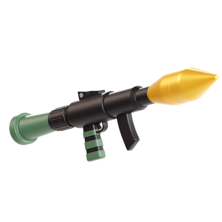 Rocket Launcher  3D Icon