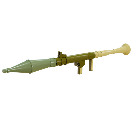 Rocket Launcher  3D Illustration