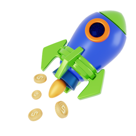 Rocket Money  3D Icon