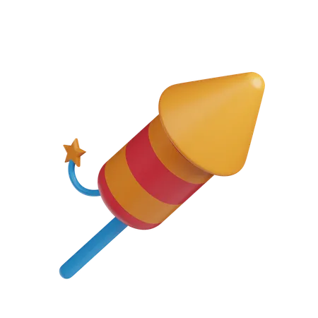 Rocket Party  3D Icon