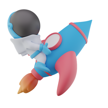 Rocket Ride  3D Icon