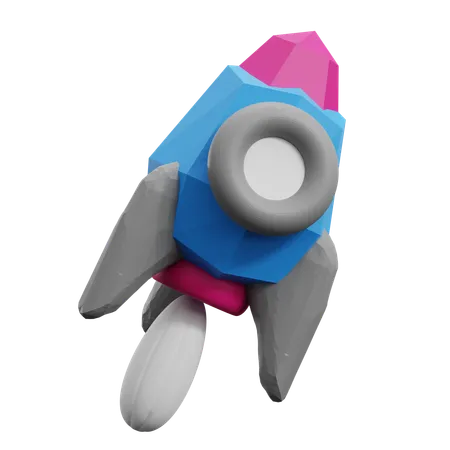 Rocket Science  3D Icon
