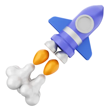 Rocket Seo  3D Icon