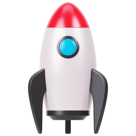 Rocket Ship  3D Icon