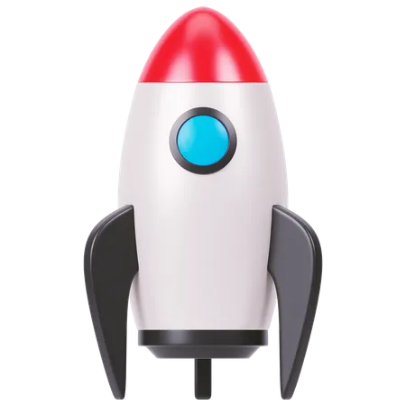 Rocket Ship  3D Icon