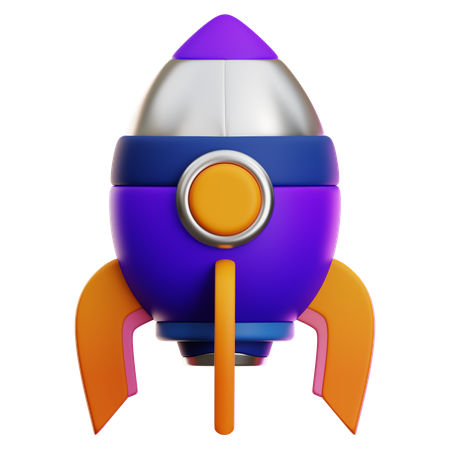 ROCKET SHUTTLE  3D Icon