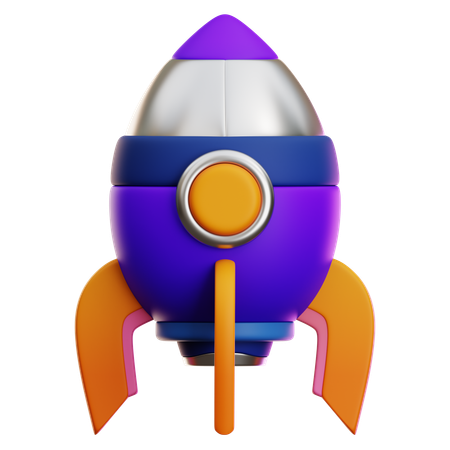 ROCKET SHUTTLE  3D Icon