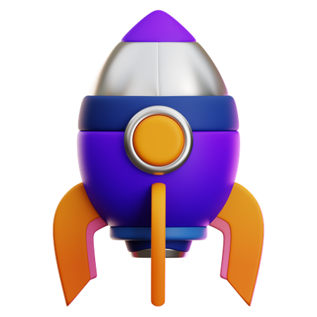 Rocket Shuttle  3D Icon