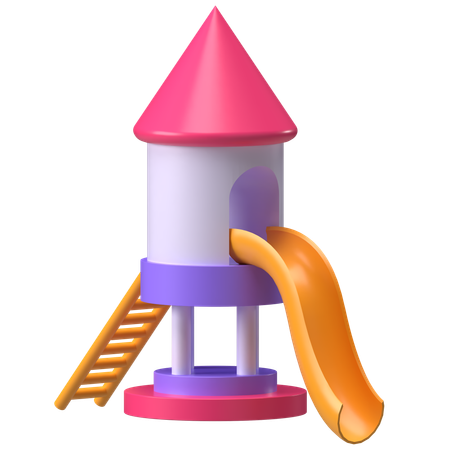 Rocket Slide Structure  3D Icon