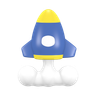 rocket startup symbol