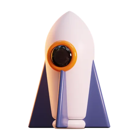 Rocket Toy  3D Icon