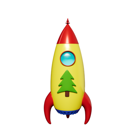 Rocket Toy  3D Icon