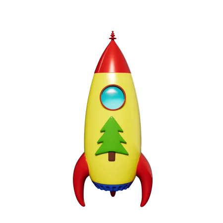 Rocket Toy  3D Icon