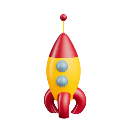 Rocket Toy  3D Icon