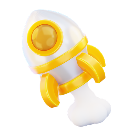Rocket Toy  3D Icon