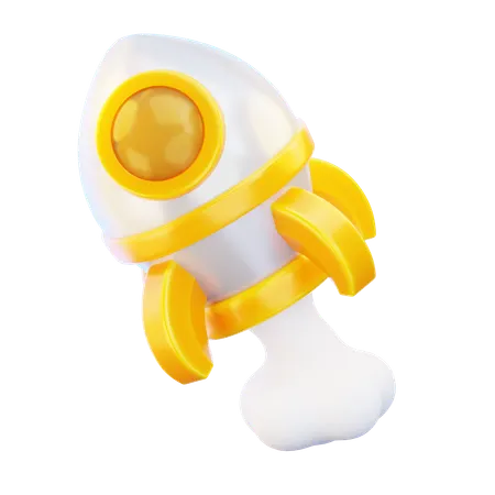 Rocket Toy  3D Icon