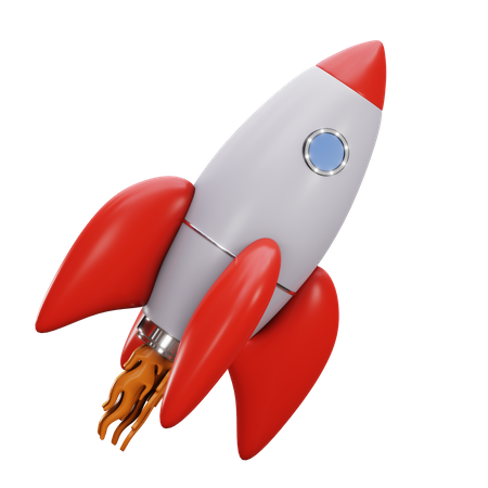 Rocket Toy  3D Icon