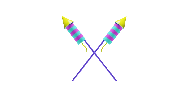 Rockets  3D Icon