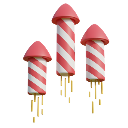 Rockets  3D Illustration