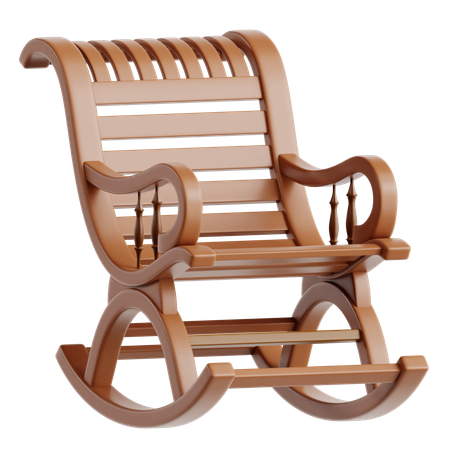 Rocking chair  3D Icon