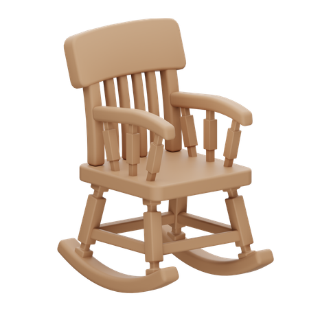 ロッキングチェア  3D Icon